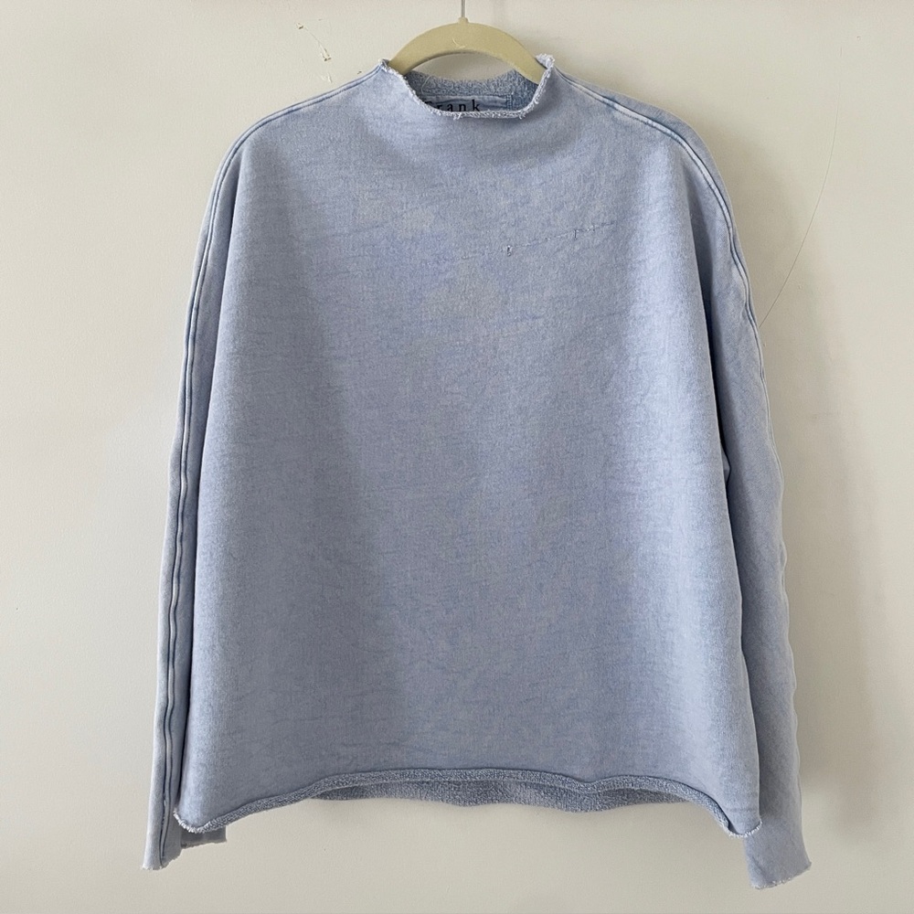 Frank & Eileen Tee Lab Effie Long Sleeve Funnel Neck Capelet Small NWOT/Defect